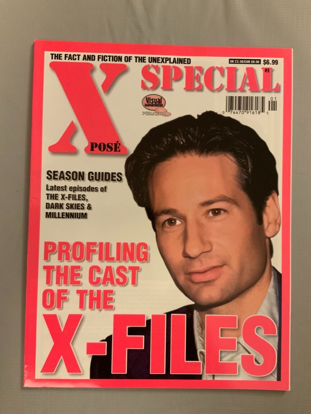 X-Files Magazine Xposé Special #1 Summer 1997 David Duchovny Cover LIKE NEW